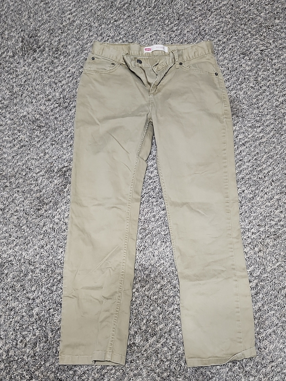 Levi's Slim Pants in Light Tan